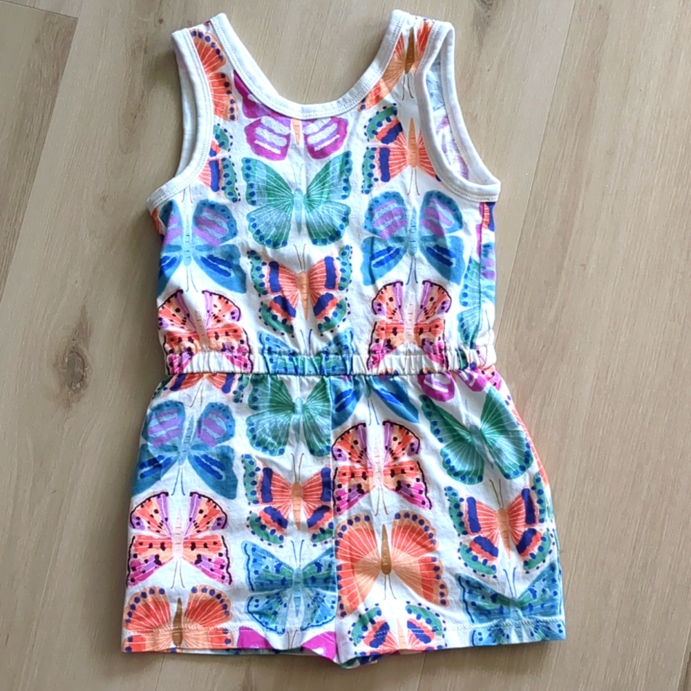 Tea Collection Butterfly Reversible Jumper Never Worn 3 3T